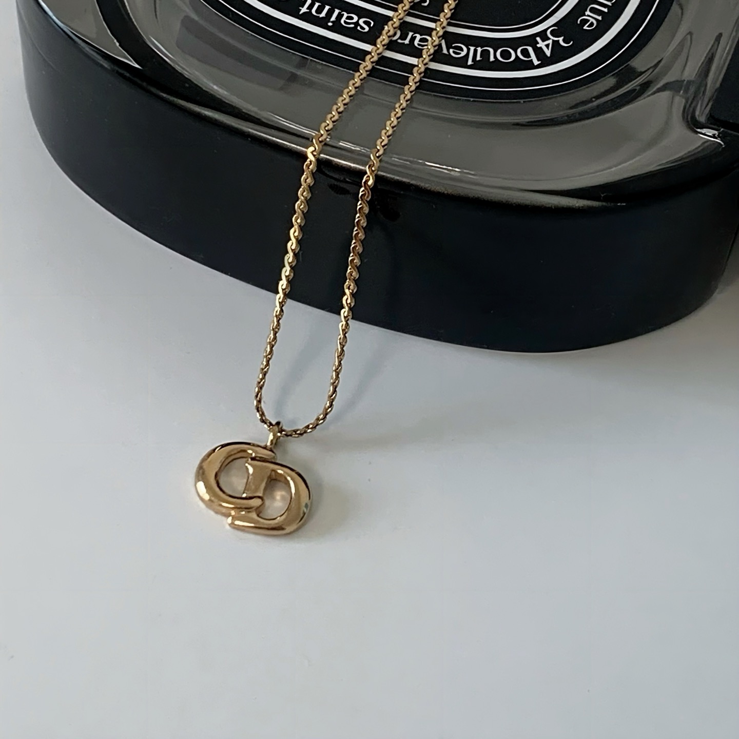 [lissome] Vintage dior necklace(정품 디올 로고 목걸이) : Lissome리썸