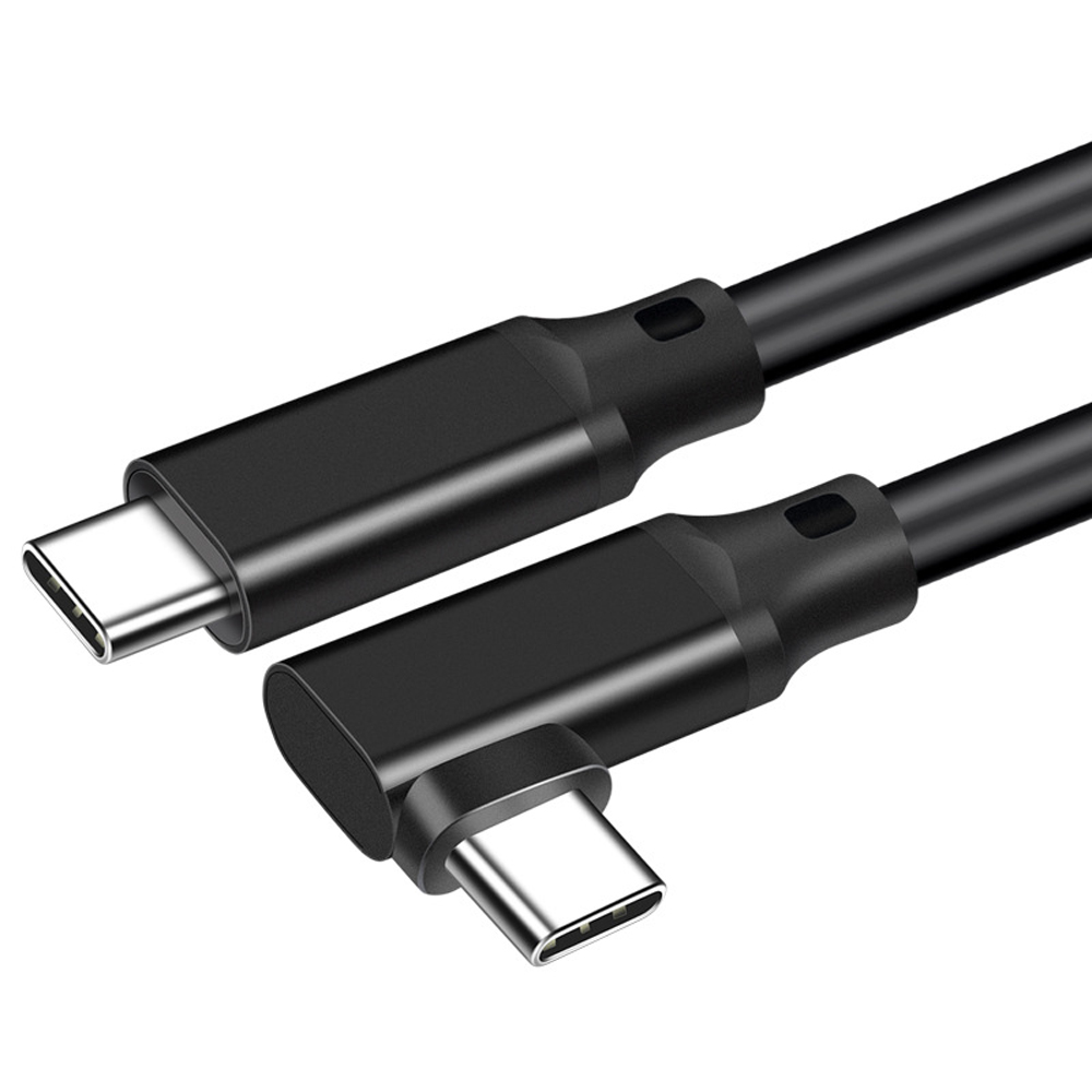 ㄱ자 USB3.2 C to C 20Gbps GEN2 고속케이블 50cm : 주식회사 바라보고