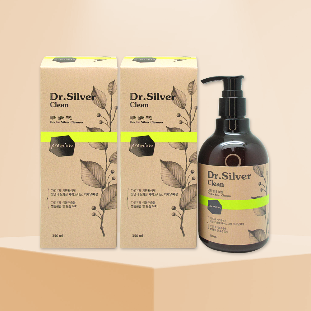 닥터실버크린 2box 노인냄새 체취 제거 몸냄새 바디클렌저 350ml : 조아질건강몰