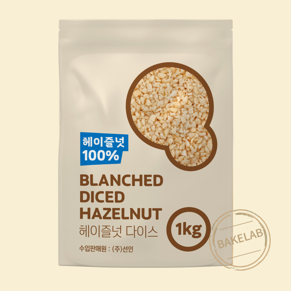 헤이즐넛분태 1kg 선인 개암 해이즐넛다이스 : 베이크랩