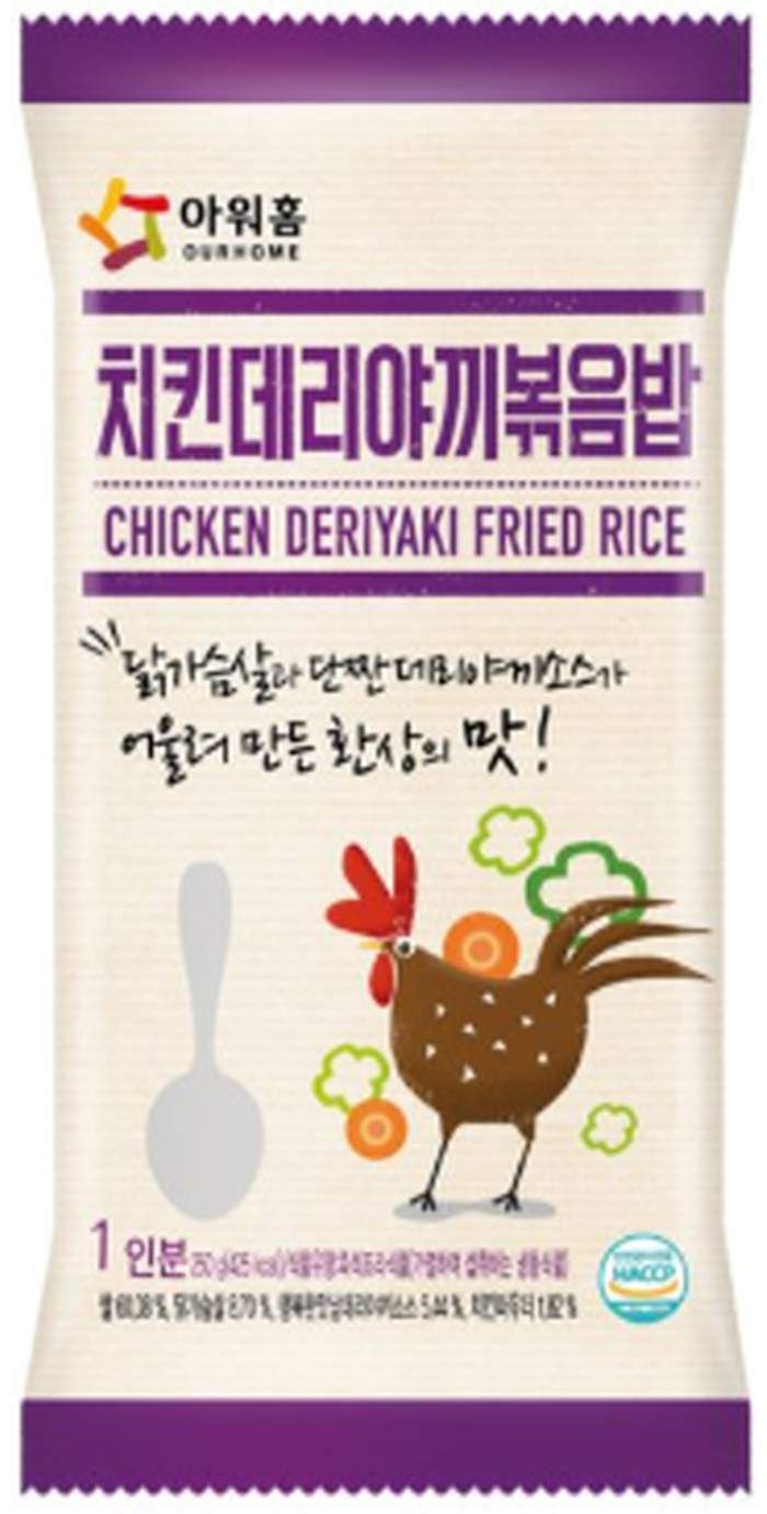아워홈 치킨데리야끼 볶음밥 250g, 1개 : 잔디유통