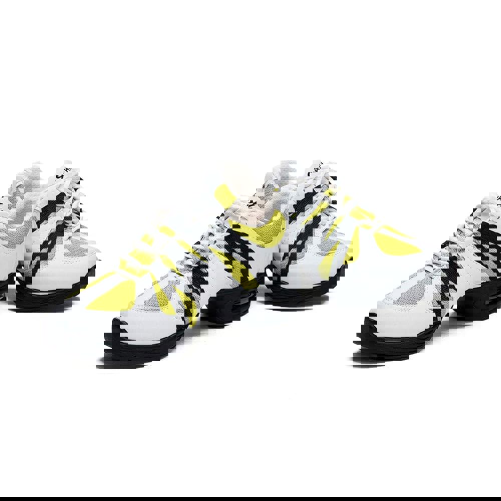 산샤 여성 댄스 스튜디오 운동화 마이크로파이버 히코노스 H23mf White/Green 2.5 : 와이에스직구.