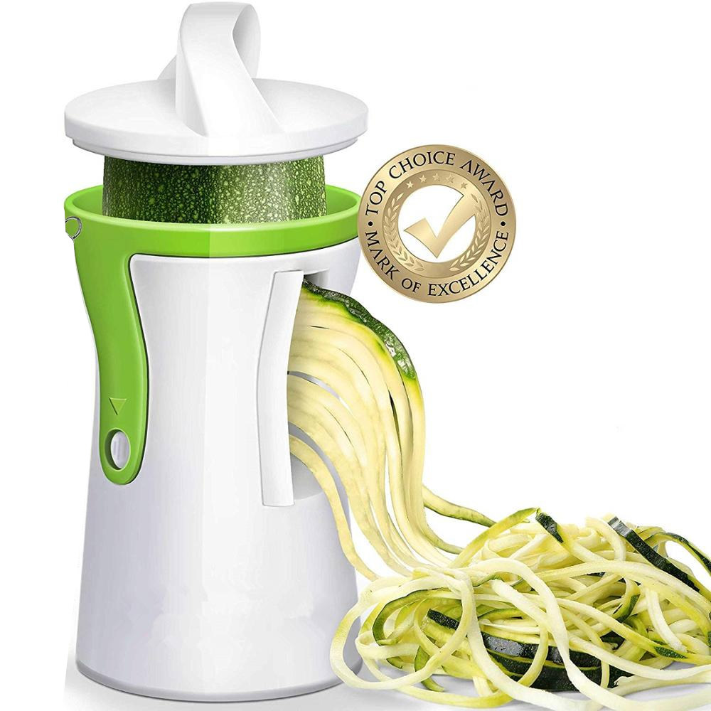 SPIRALIZER 헤비 나선형 야채 커터 슬라이서 메이커 듀티 LMETJMA KC0335 파스타 호박 국수 : 해설집 모현