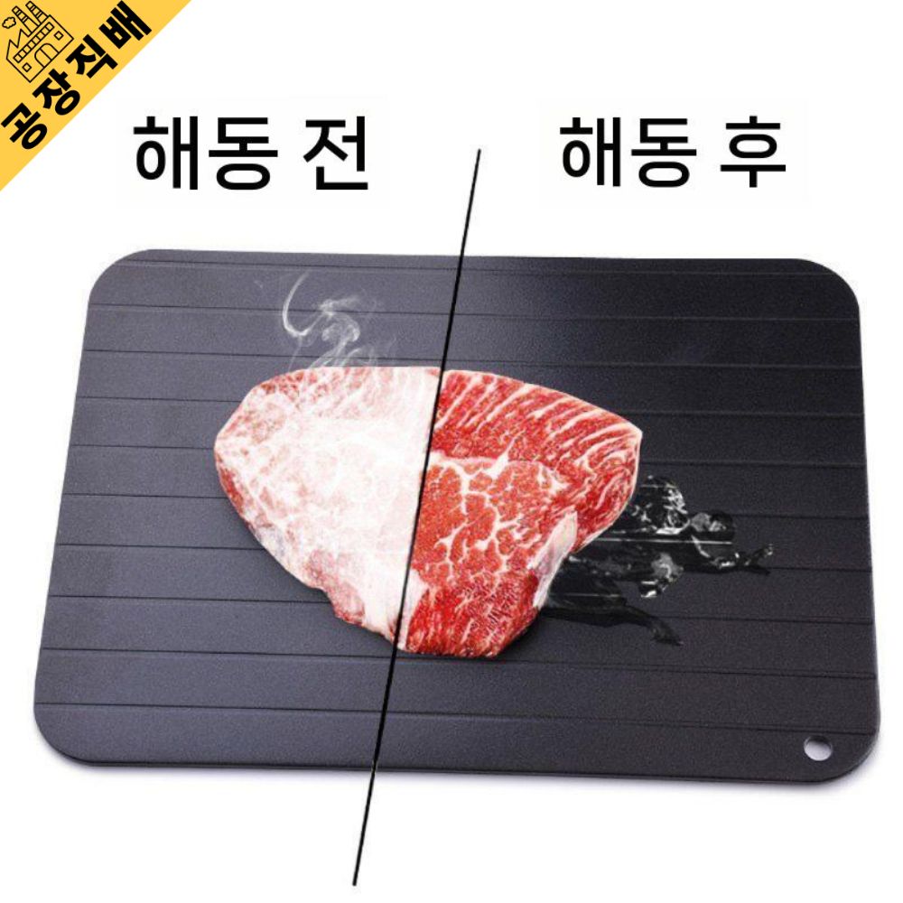 해동판 비전기 빠른해동 주방도구 휴대용 야외 생선 고기 전용 캠핑 : doodu