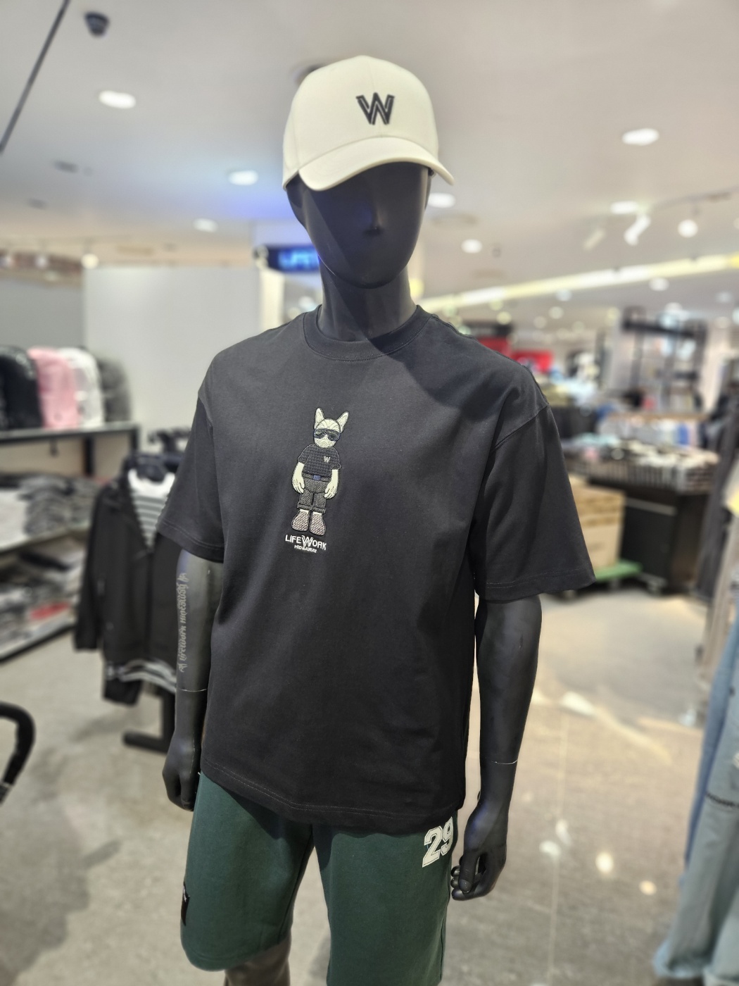 [라이프워크] 공용) 피규어 힙독 반팔 티셔츠  (LW252TS108-40) : 마리오아울렛 라이프워크