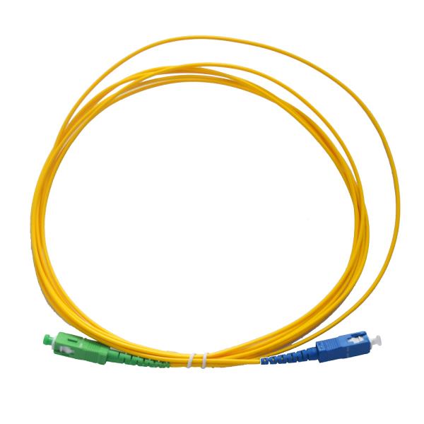 10 /몫 SC APC-SC UPC 패치 코드 단순 2.0mm 단일 모드 광섬유 케이블 점퍼 0.5m 1m 2m 3m : Daon다온2