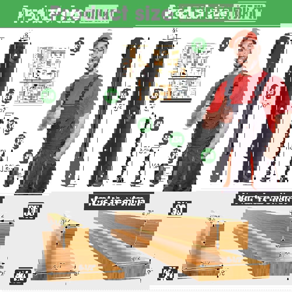 루버 사용에 데크 적합 파티오 하드웨어 실외 야외 셔터, (2) 시스템 및 펜스 브래킷, : 제니미몰