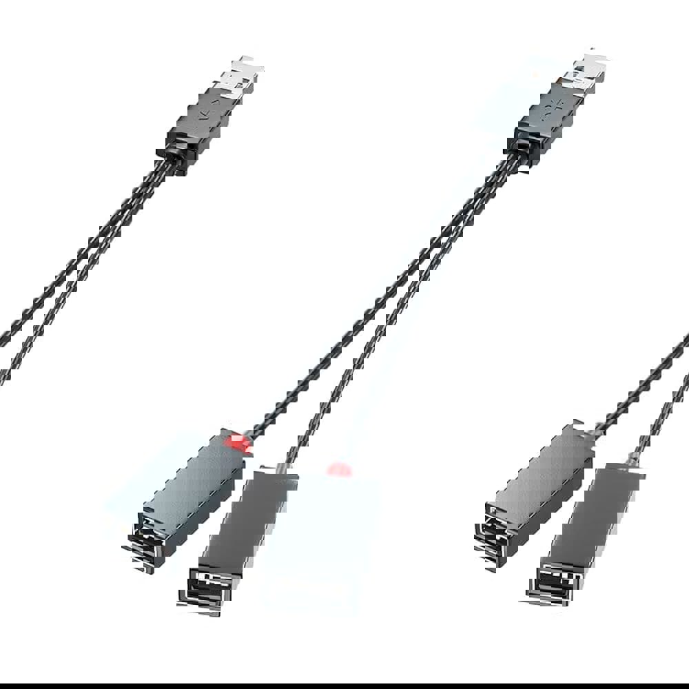 사운드 웨이브 2 in 1 USB 전원 케이블, 스플리터 케이블 2개, 분기 코드, 공급/충전 전용, 2층 USBm-2f(US : 제스트딜