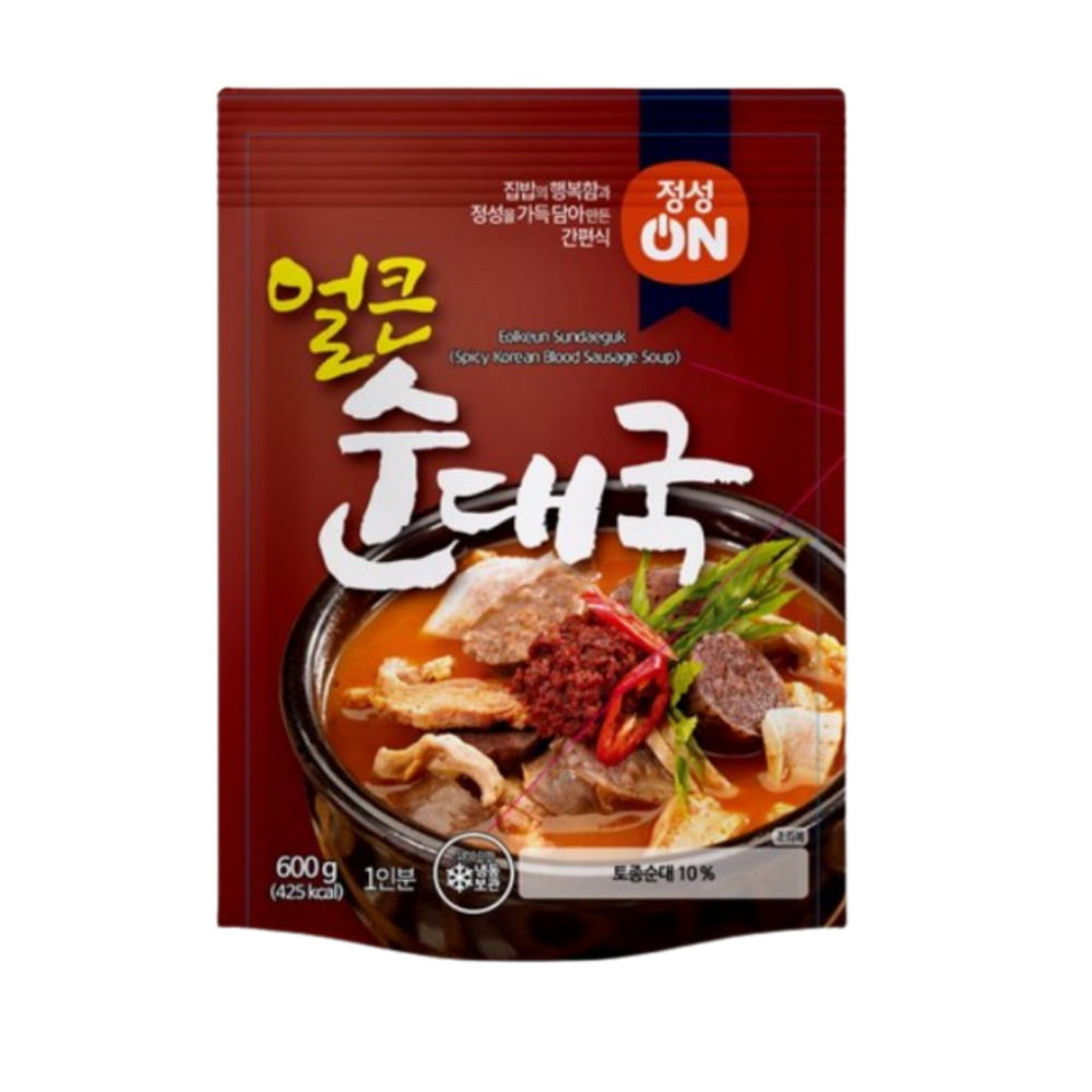 초원식품 간편조리 얼큰 순대국, 600g, 1개 : 현타 마켓