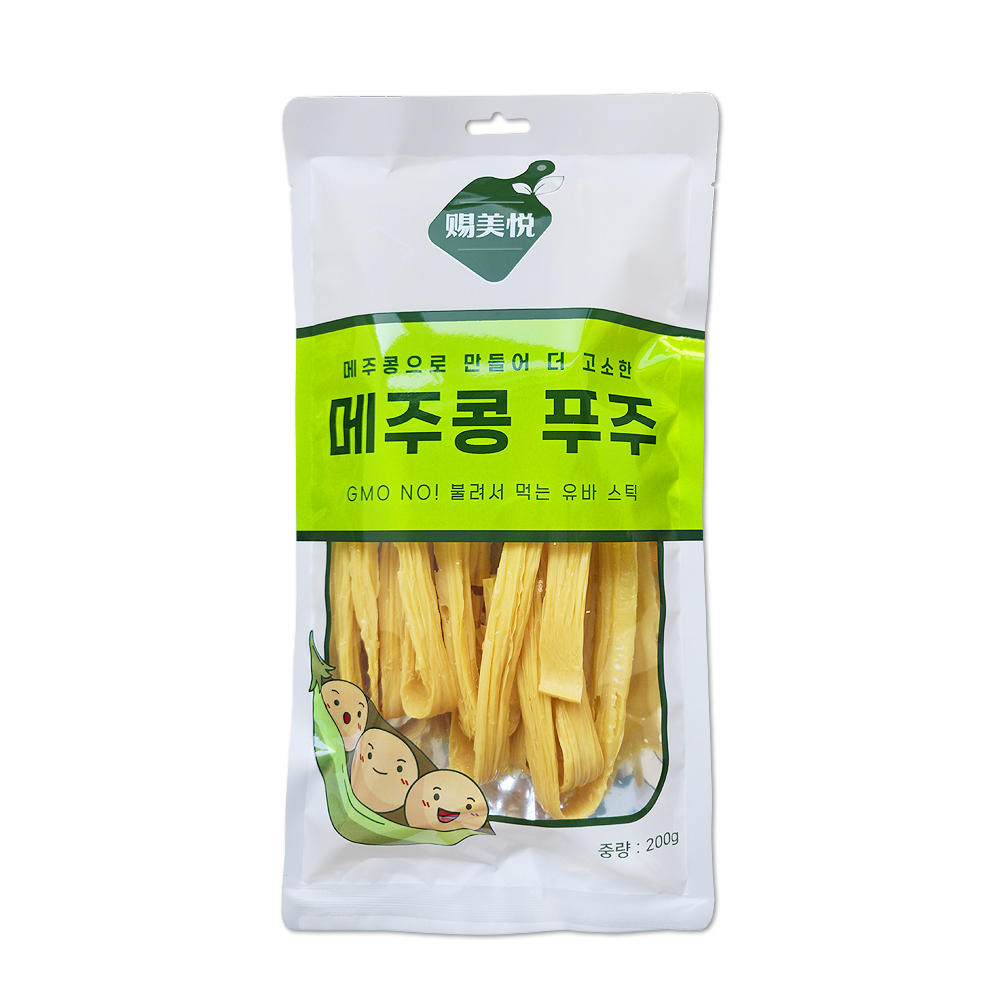 차마요 메주콩 푸주 부죽 200g 유바 GMO NO ( 유전자변형 X ) 마라탕 사리 : 차마요마켓