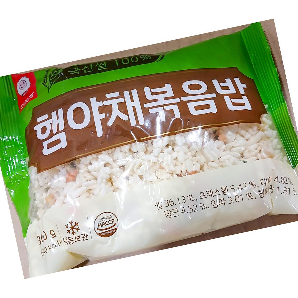 햄야채볶음밥 천일식품 냉동 300g X30 업소용 식자재 급식 대용량 : 복된 마트