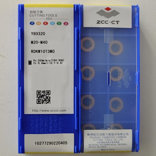 RDKW10T3MO YBM351 ZCC.CT R5 CNC 카바이드 인서트 밀링 10 개/상자 : 백운대인터네셔널