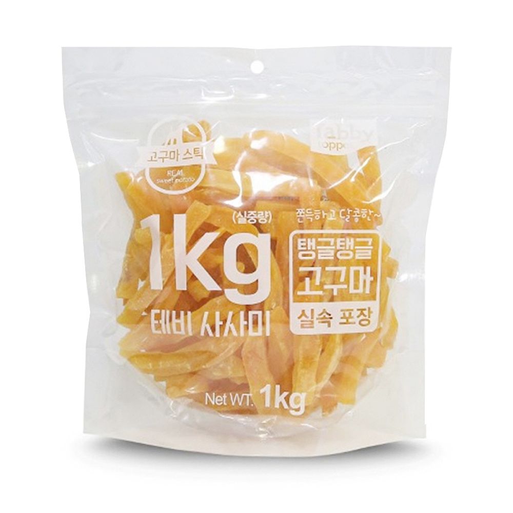 테비 사사미 대용량 강아지 간식 치킨꽈배기 1kg : 반려감동