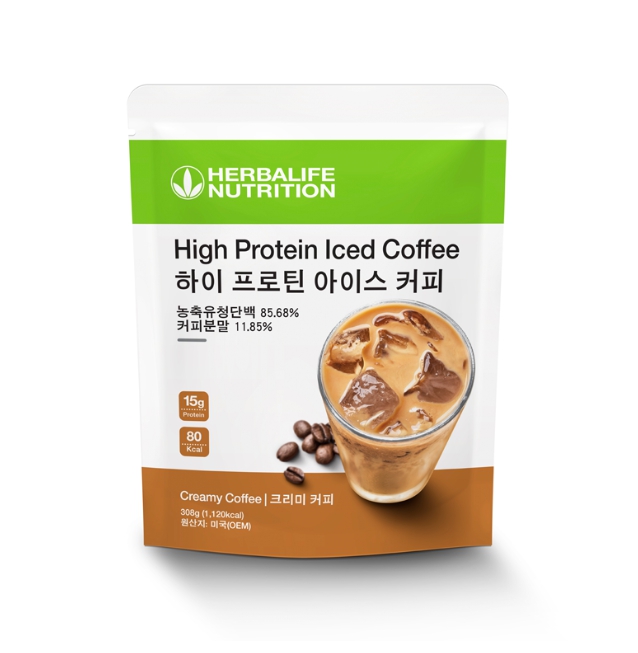 허벌라이프 하이프로틴 아이스커피 크리미맛 모카맛 크리미, 308g, 1개 : 핑크팬더하우스