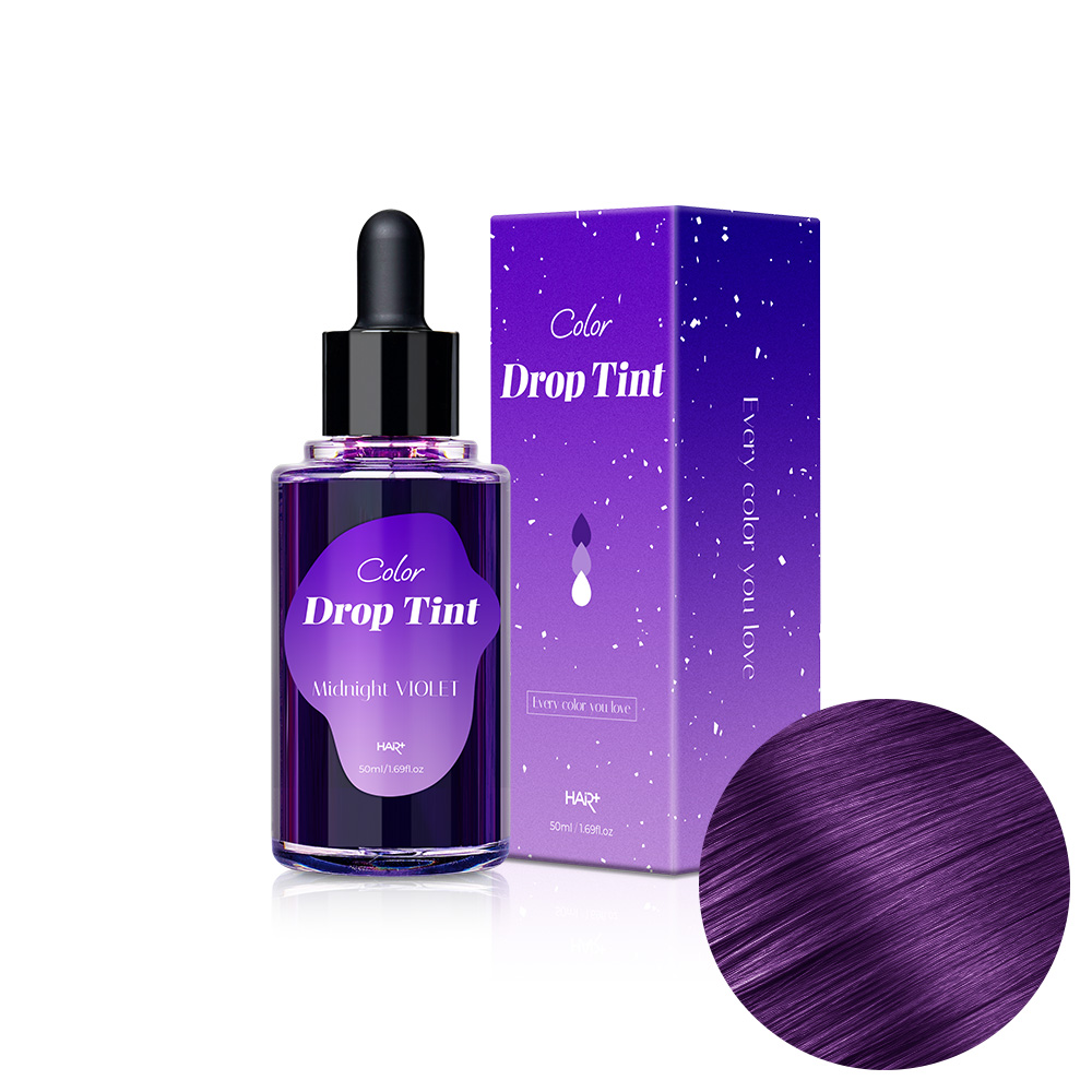 헤어플러스 컬러드롭 틴트 미드나잇 바이올렛 50ml : 헤어플러스 플러스 스토어