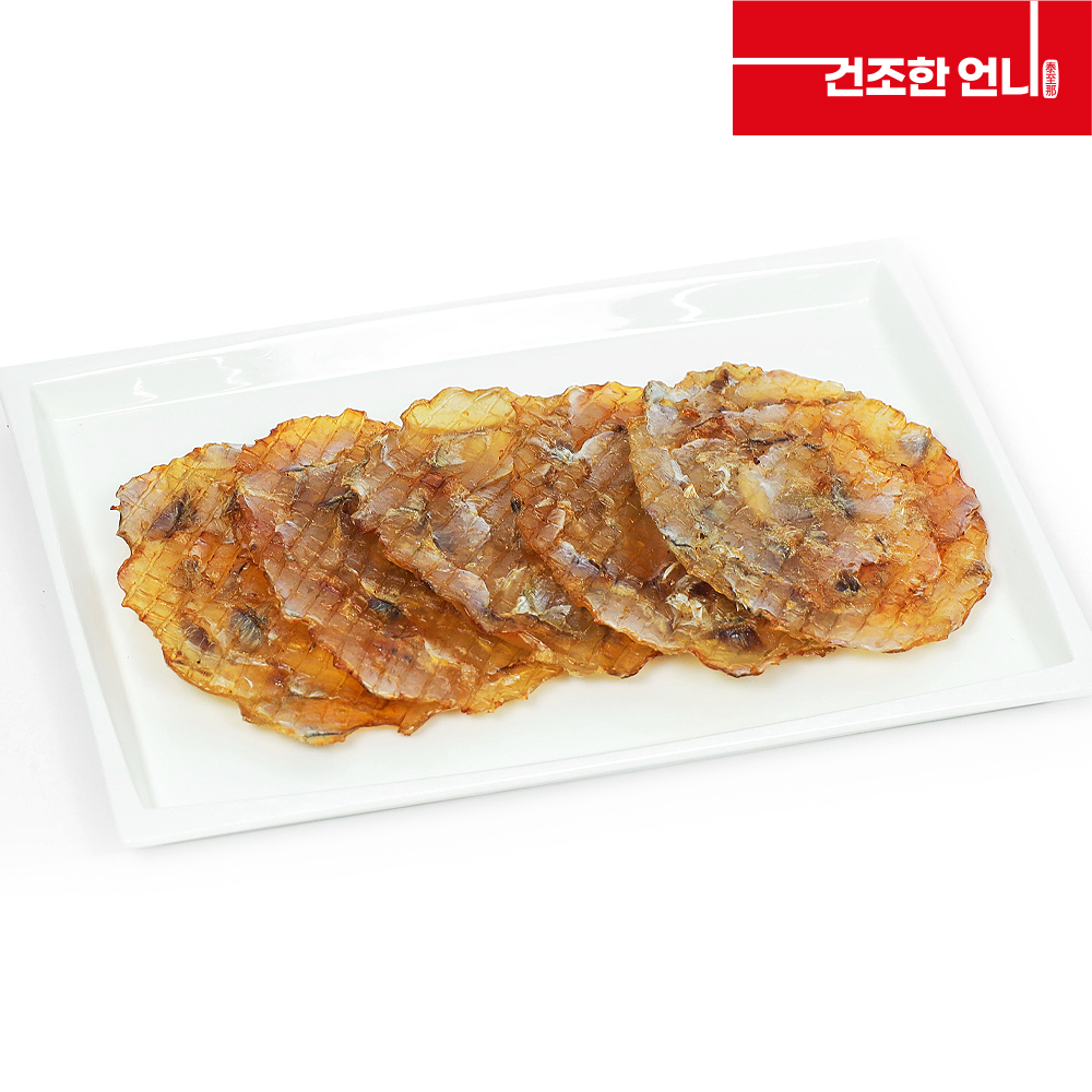 건조한언니 두꺼운 쥐포 국내가공 혼술 맥주안주 건어물 쥐치포 단짠 구운쥐포 : 태즤나