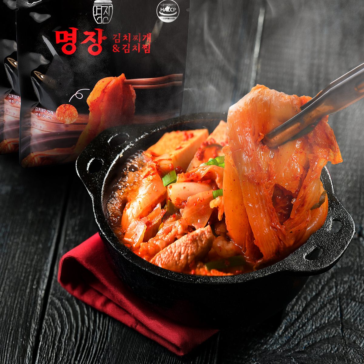 라이프키친 명장김치찌개&김치찜 간편식 즉석국 냉동 250g : 주식회사라이프키친