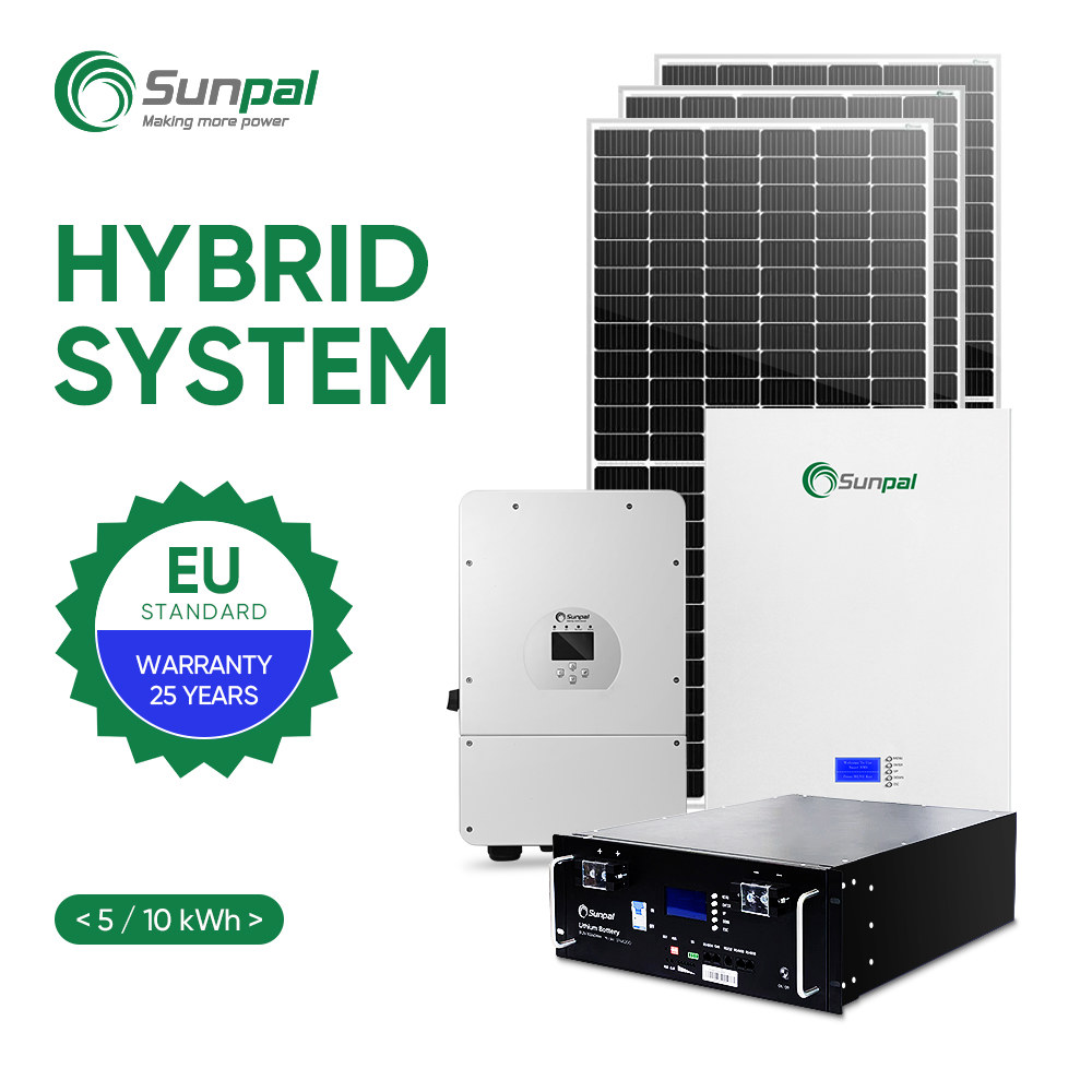 중국 기술 홈 하이브리드 Solare 에너지 시스템 인버터 5Kw 8Kw 10Kw 12Kw 완전한 태양 전지 패널 POWER LOGIC 시스템 세트 오프... 
