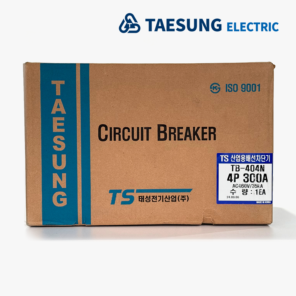 태성전기산업 TB-404N 300A 배선용 차단기 산업용 배선차단기 : 주식회사 동승