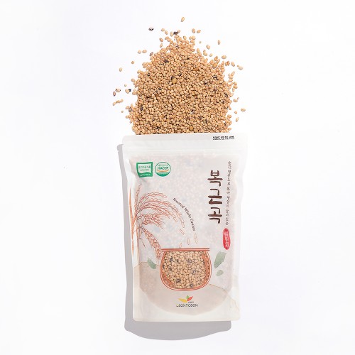 복근곡 유기농 볶은곡식 웰빙식 씨리얼 400g 1봉 : 한농제약