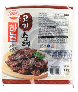 (도매) 토종순대 2kg 속이 꽉찬 육즙폭발 고기순대 볶음 국밥 업소용 대용량 : 훈푸드