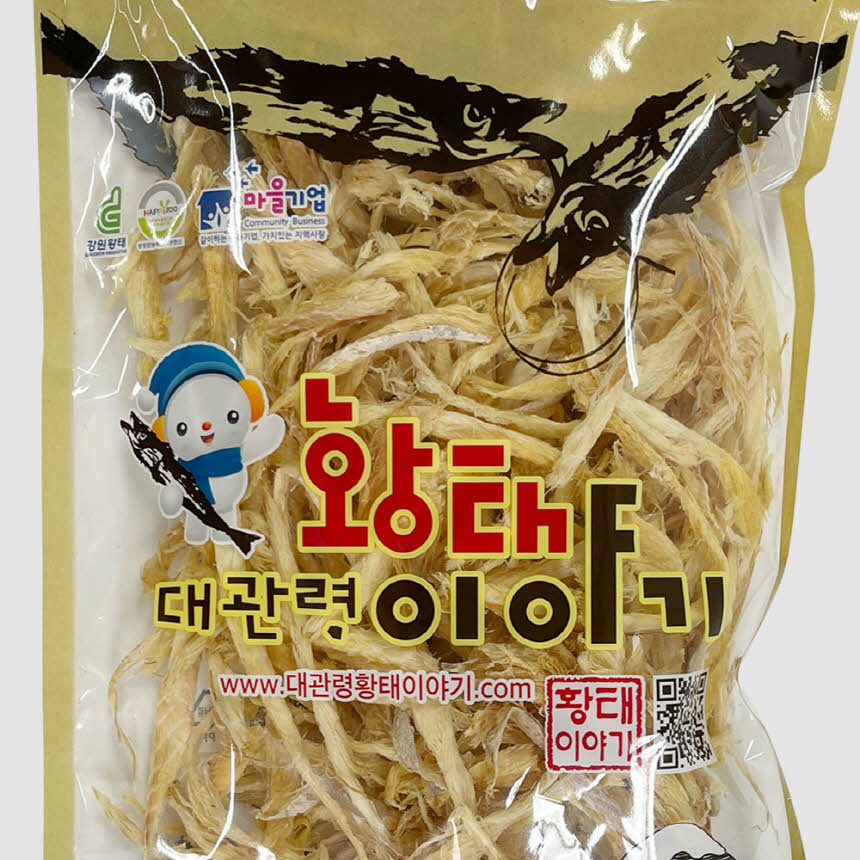 평창 대관령 자연건조 황태채 250g 즉석 황태국 : 강원곳간