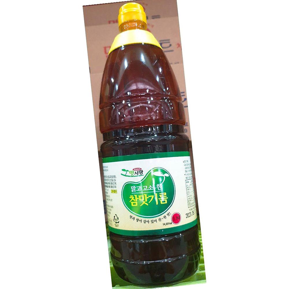 맛사랑 참맛기름 1.8L X10 식자재 : 곰왕푸드몰