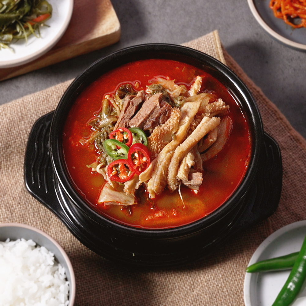 건더기가 푸짐한 양평 해장국700g (2인분) [우거지 소내장탕 캠핑 요리] : ALL FACTORY