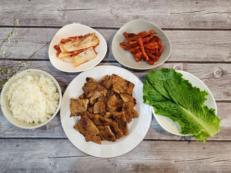 솔잎 돼지 왕구이 돼지갈비 10대 10인분 3.8kg : 한장금