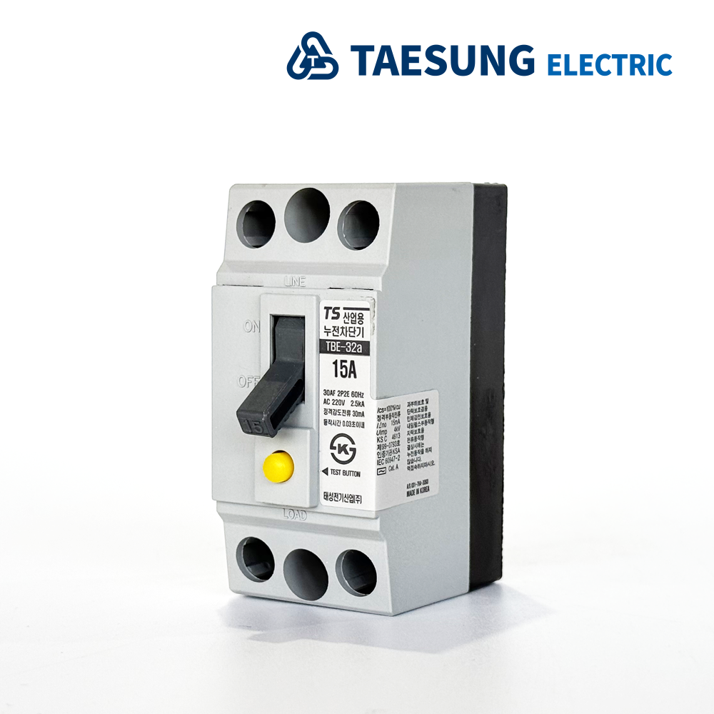 태성전기산업 TBE-32a 15A 30mA 산업용 누전차단기 : 주식회사 동승