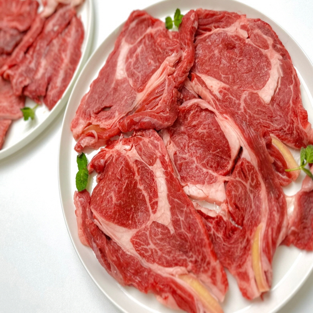 한우 한판모듬 1.2kg / 1등급 로스용 고기를 푸짐하게 세트로 즐기세요. : 홍게선주 딸래미네