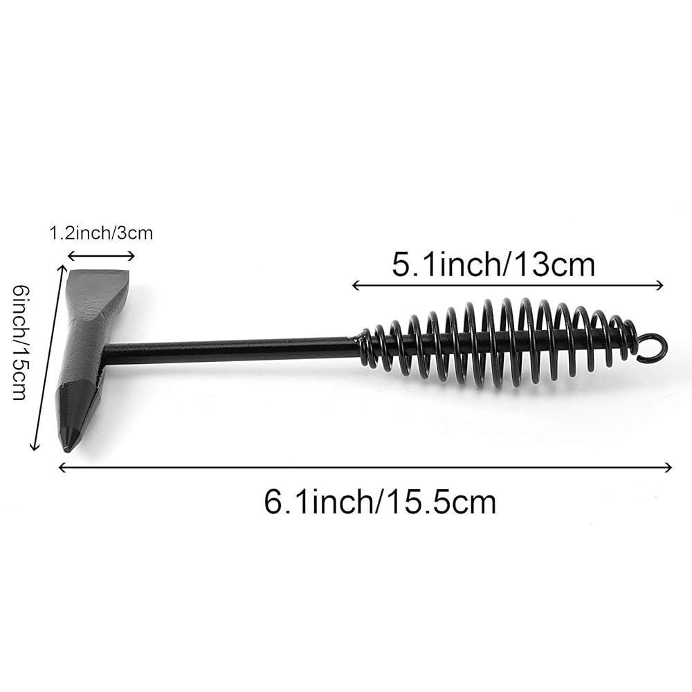 1.1Lbs 치핑 있는 슬래그 해머, 용접 8 500g ZOENHOU PCS 핸들이 해머 : 가디아몰