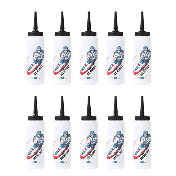 휴대용 축구 라크로스 아이스 하키 물병, 클래식 디자인 스포츠 A, 10X 1000ml : 케이제이Trading