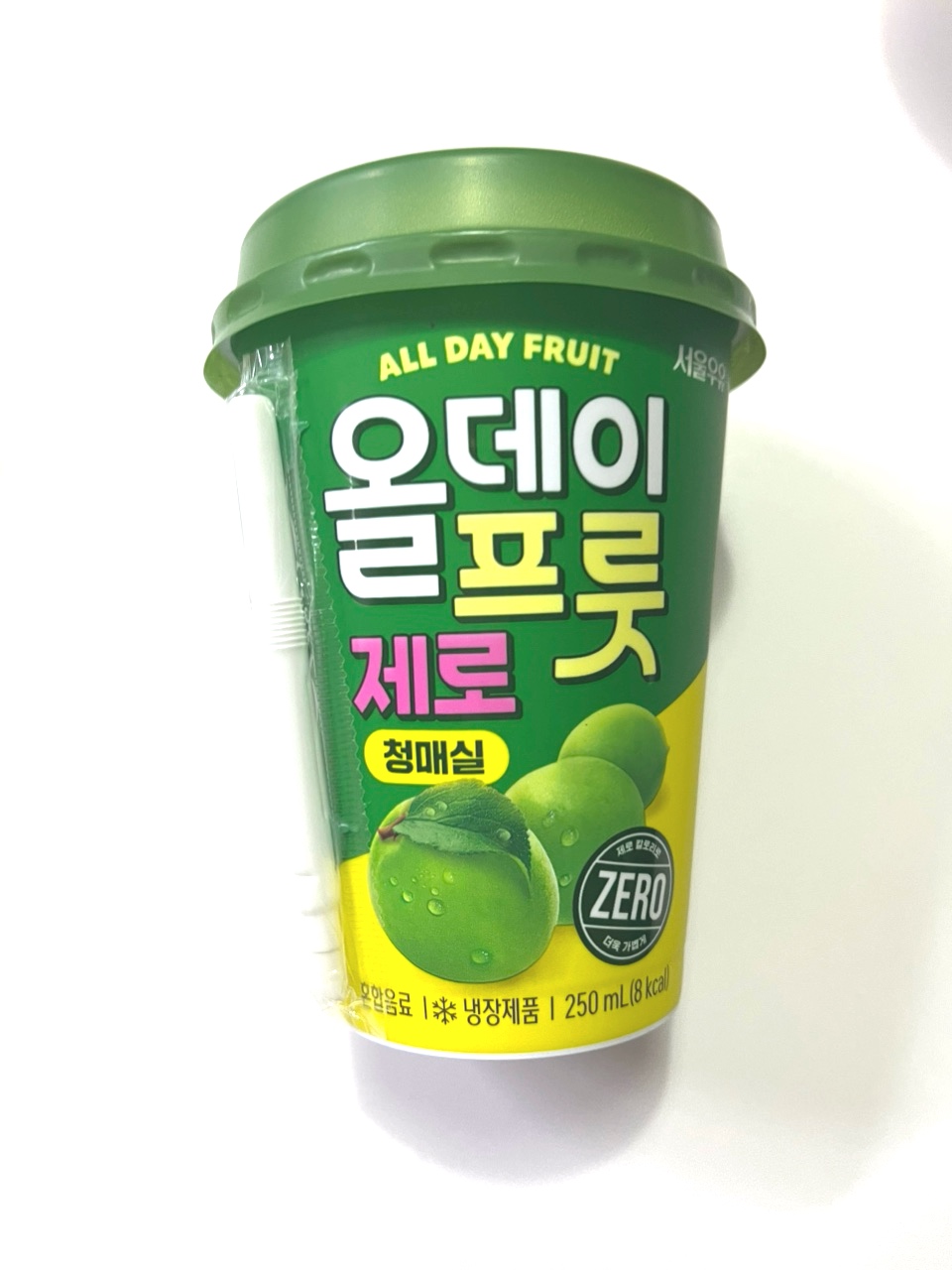 서울우유 올데이프룻 제로 청매실 250ml 12개 : 리빙유어스