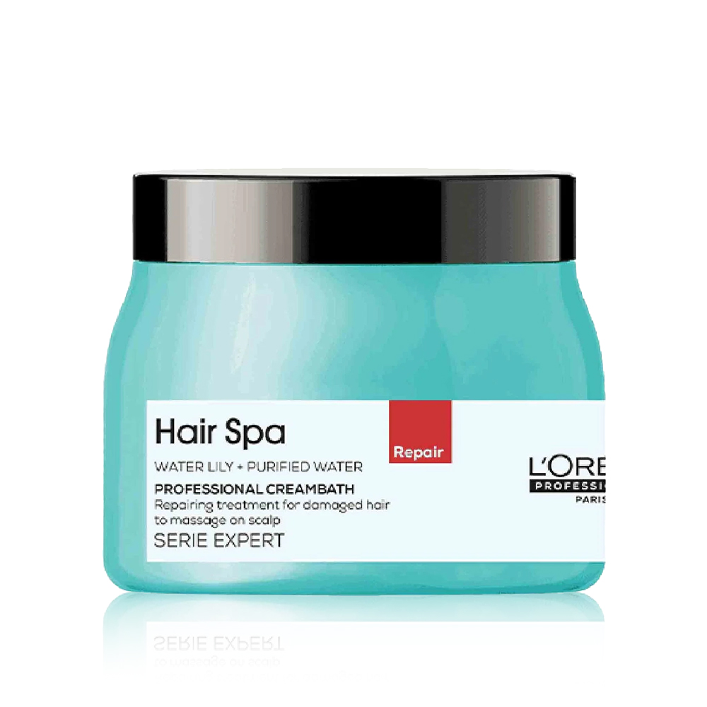 로레알 헤어스파 리페어링 크림바스 490ml 손상모케어 두피진정 미용실트리트먼트 : 토탈헤어