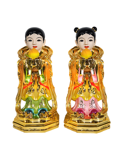 1자5치 복숭아 천상동자Set(골드) : 한국불교사