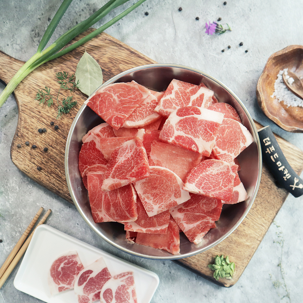 옛날 듀록 삼겹살 냉동 오겹살 500g : 더푸드마켓