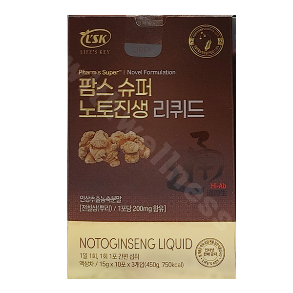 팜스 슈퍼 노토진생 리퀴드 15gX30포 : 위드웰니스팜