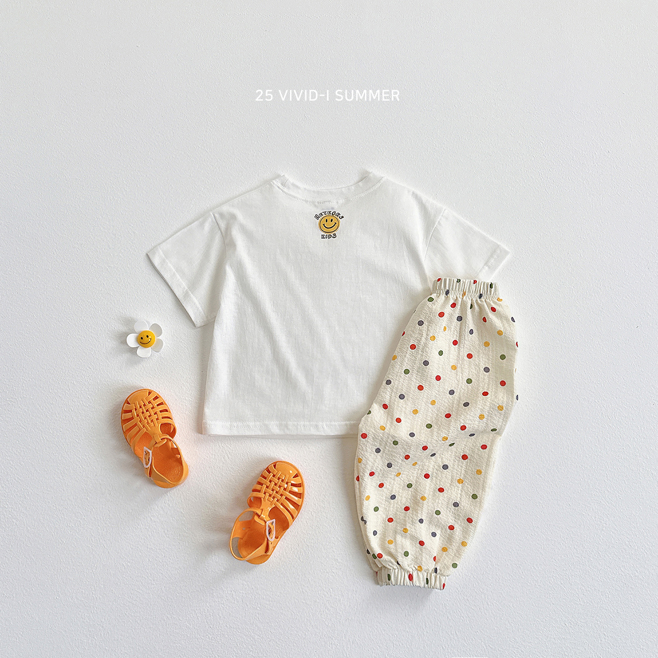 유아 아기 남아여아 고쟁이 [XS-XL] 9부10부 꽃 체크 팬츠 여름 긴바지 비비드 : 이유클로젯