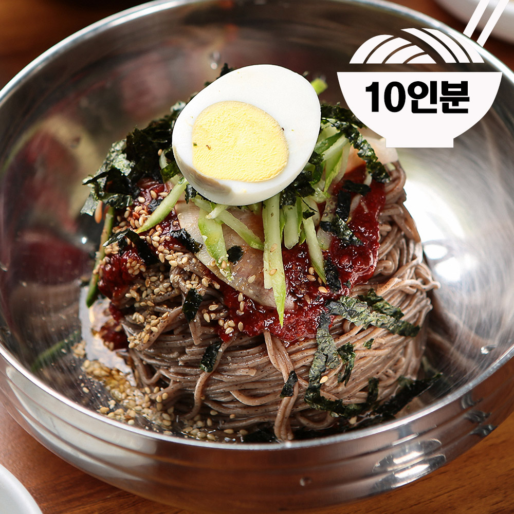 막국수 10인분 세트 명가 교동 비빔장 막국수 면 2kg+2kg : 푸드홀릭몰