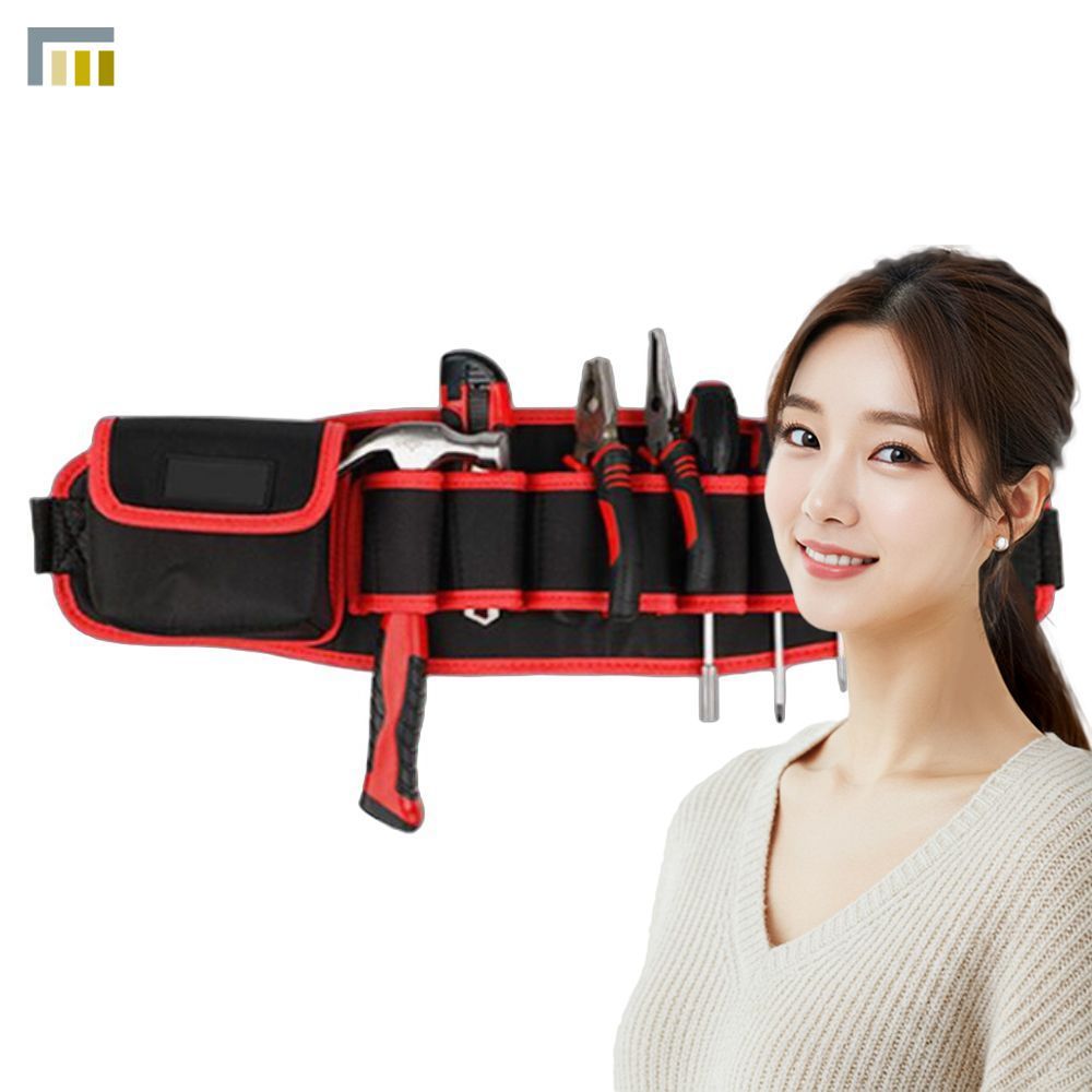 공구벨트 공구가방 공구 조끼 목공 집게 가죽커버 포켓 렌치 : 오팔린3