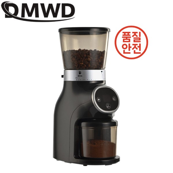 DMWD 전기 버 커피 연마기 조절 가능한 밀 원추형 콩 그라인딩 설정 220V EU : 염포상사