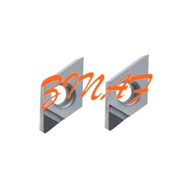 2pcs 다이아몬드 삽입 DCMT070204 DCMT11T304 PCD CBN CNC 선반 터닝 보링 공구 : 웨스트모스트