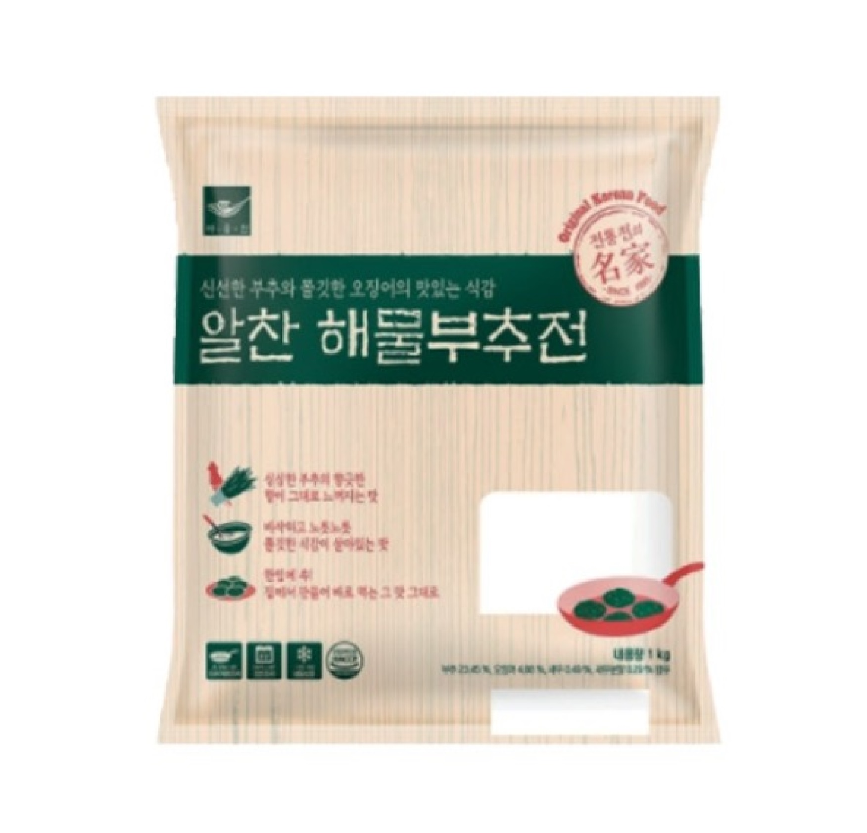 사옹원 알찬 해물 부추전 1kg x 5개 : 그린푸드마켓