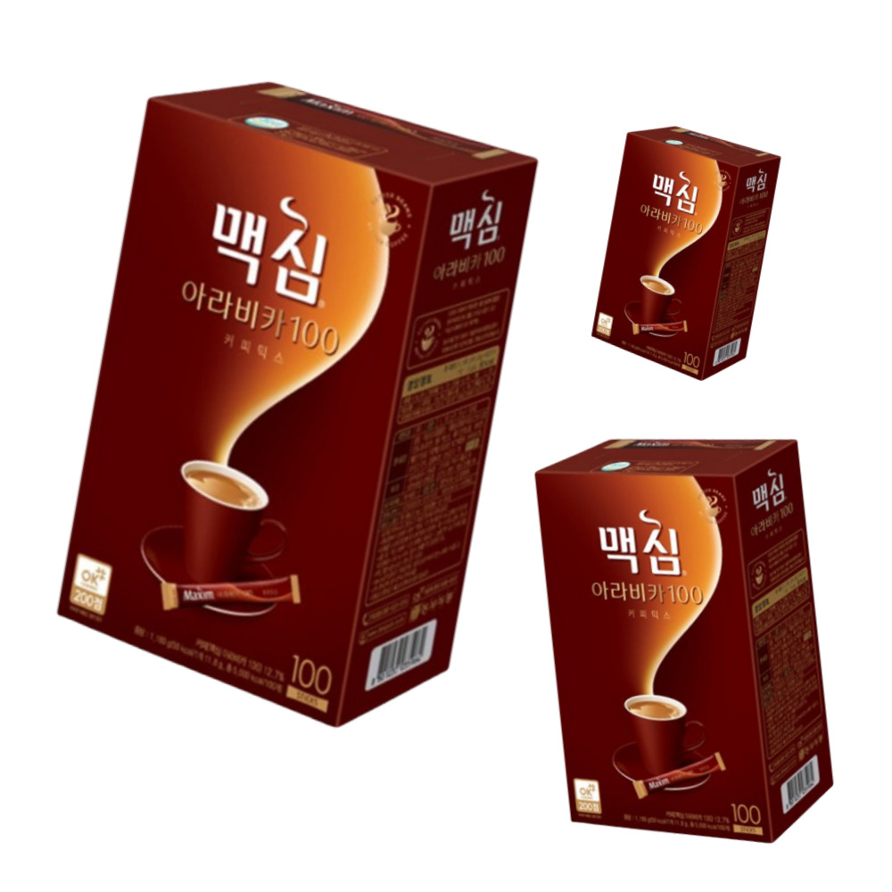 맥심 아라비카100 커피믹스 100T 1개 : 또르기