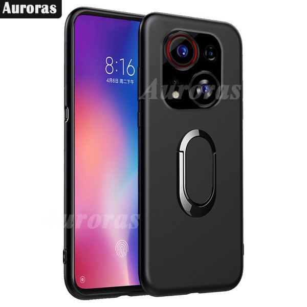 Tecno Phantom X2 Pro 케이스용 오로라 Tecno Phantom X2 소프트 케이스용 마그네틱 어트랙션 링 커버가 있는 초박형 백 매트... 