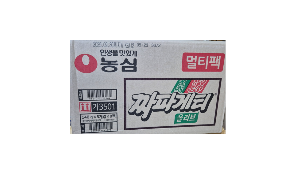 농심 올리브 짜파게티 멀티팩 140g x 40팩 : 곰소할인마트