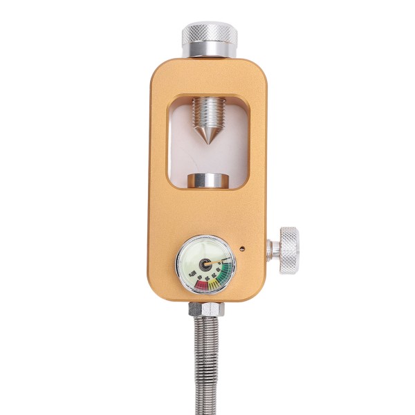 Fill Adapter Station Diving Gear with Pressure Gauge Airway Tube 40MPa 8mm 0.5L 1L : 에이치케이오토모터스