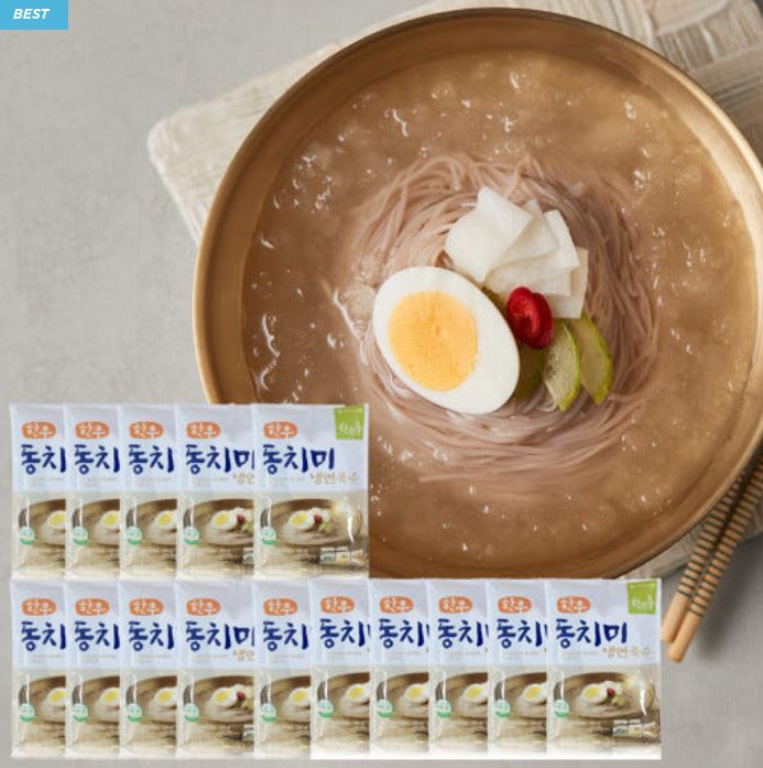 [고삼농협] 한우 냉면육수 330ml 동치미, 2500g, 8개 : 주식회사 다연에프앤비