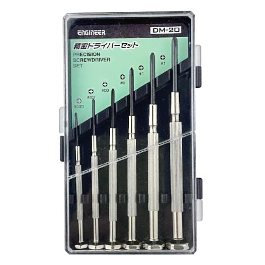 정밀 드라이버 세트 6pcs 엔지니어 라쳇 스마트 철물 멀티 휴대용 : 데니스스토어